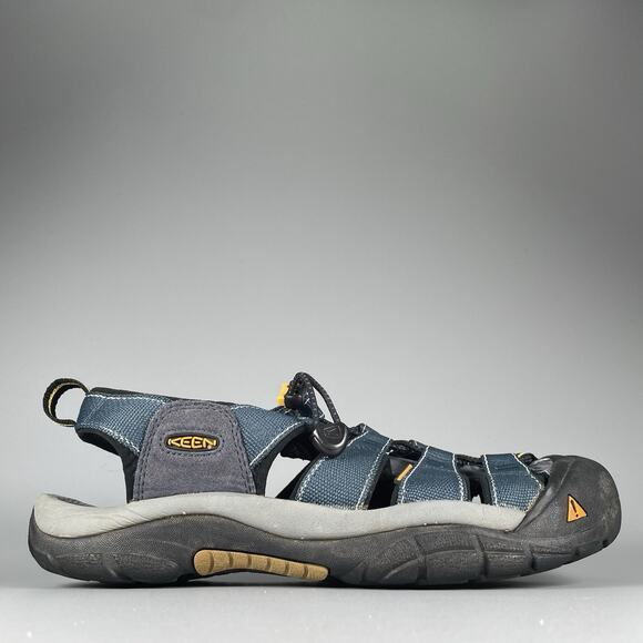 Keen Newport H2 Men’s Size 9.5 Blue Black Slip Sandals Waterproof Hiking Shoes - Picture 6 of 9